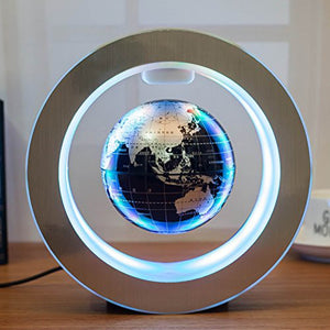 Round LED World Map Floating Globe
